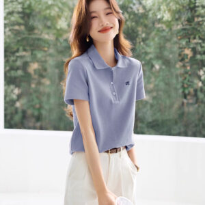 Sweet Youth-boosting Chic Polo Shirt With A Turn-down Collar - Image 2