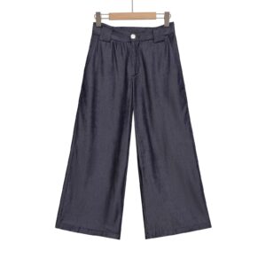 Womens Summer Casual Wide-leg Long Pants Set - Image 2