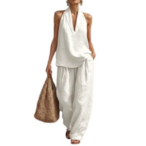 Womens Casual Relaxed-fit Off-shoulder Set - Image 8
