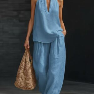 Womens Casual Relaxed-fit Off-shoulder Set - Image 6