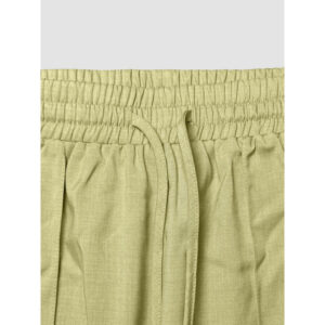 Button-front Vest Top And Lace-up Straight-leg Pants - Image 5