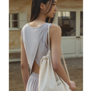 Sports Yoga Suit Jumpsuit Sleeveless And Beautiful Back With Split Design - Image 3