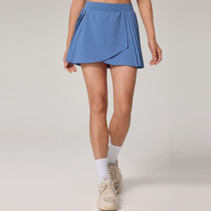Yoga Wear Pleated Skirt Set For Women - Image 7