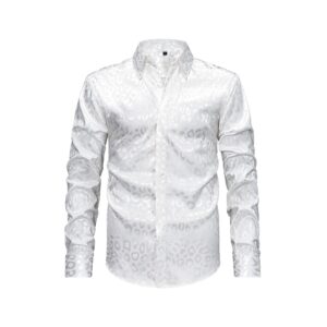 Men's European & American Style Wrinkle-Resistant Non-Iron Stretch Shirt, Casual Versatile Printed Designer Shirt For Men - Image 4