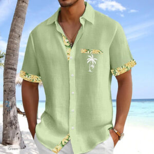 Men's Digital-printed Short-sleeve Polo Shirt - Image 10