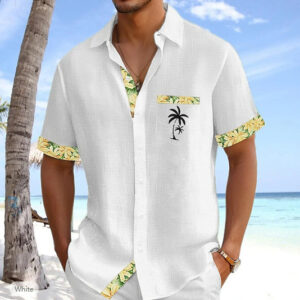 Men's Digital-printed Short-sleeve Polo Shirt - Image 7