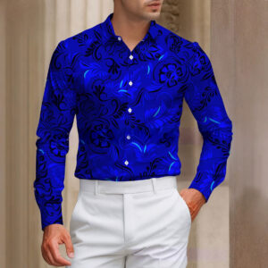 Festive Party Elegant Lapel Shirt - Image 9